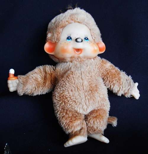 Vintage Monchichi - 1970s little monkey -