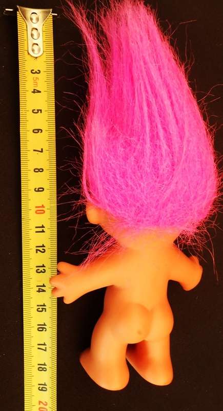 Vintage  Russ Troll from 1990 s with pink hair