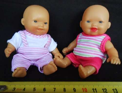 Chubby baby dolls two small dolls