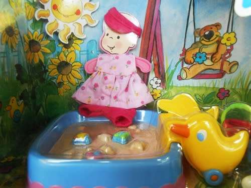 Baby Born Miniworld by Zapf Creations sandpit play area second set