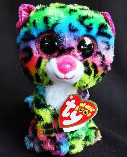 Ty Beanie Boos Dotty the multicolor leopard