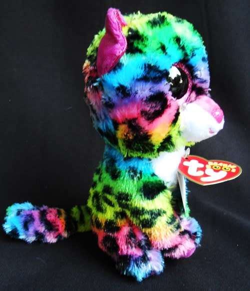 Ty Beanie Boos Dotty the multicolor leopard