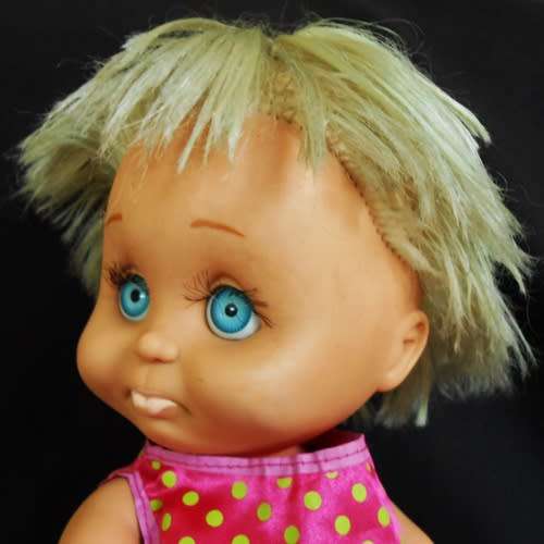1990 American Galoob Baby Face So Sorry Sarah doll