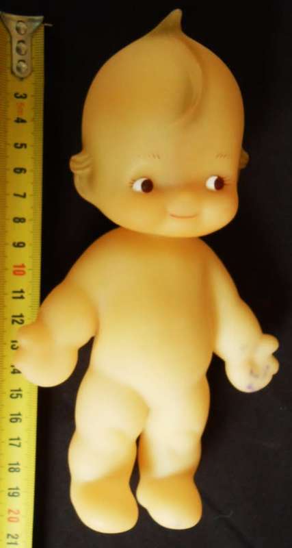 Kewpie doll vintage collectable Cameo Kewpie  brown eyes  and wings 20cm