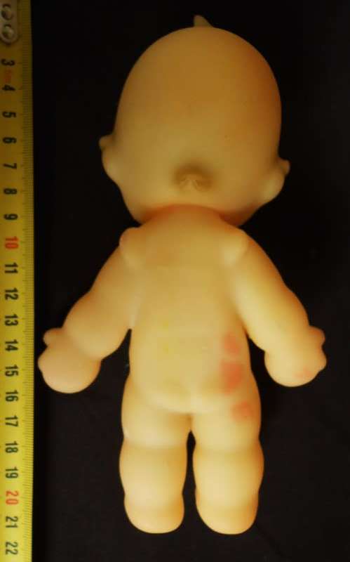 Kewpie doll vintage collectable Cameo Kewpie  brown eyes  and wings 20cm