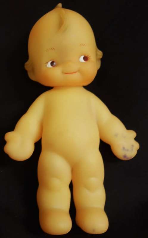 Kewpie doll vintage collectable Cameo Kewpie  brown eyes  and wings 20cm