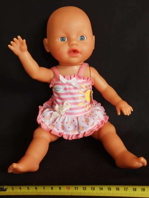 Zapf Creation Baby born Swimmer doll battery operated