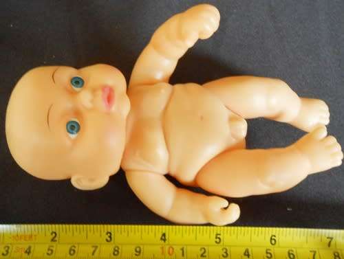 small chubby  baby boy doll