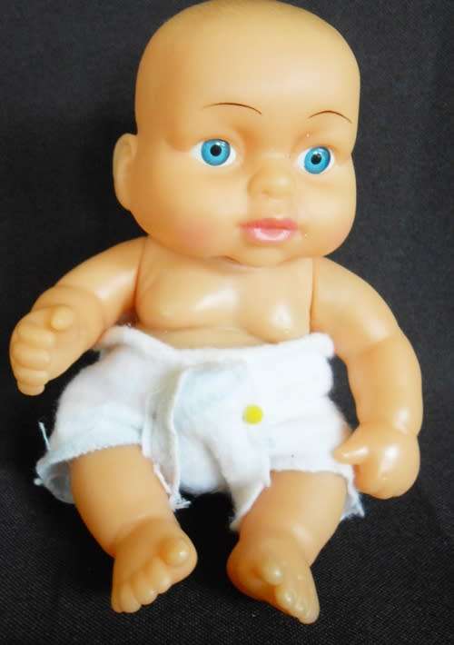 small chubby  baby boy doll