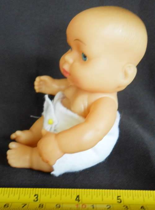 small chubby  baby boy doll
