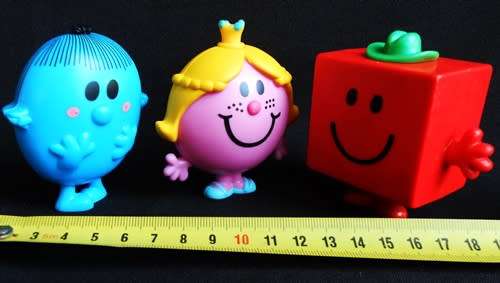 Collectable Mr Men Figures made for Mcdonalds