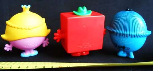 Collectable Mr Men Figures made for Mcdonalds