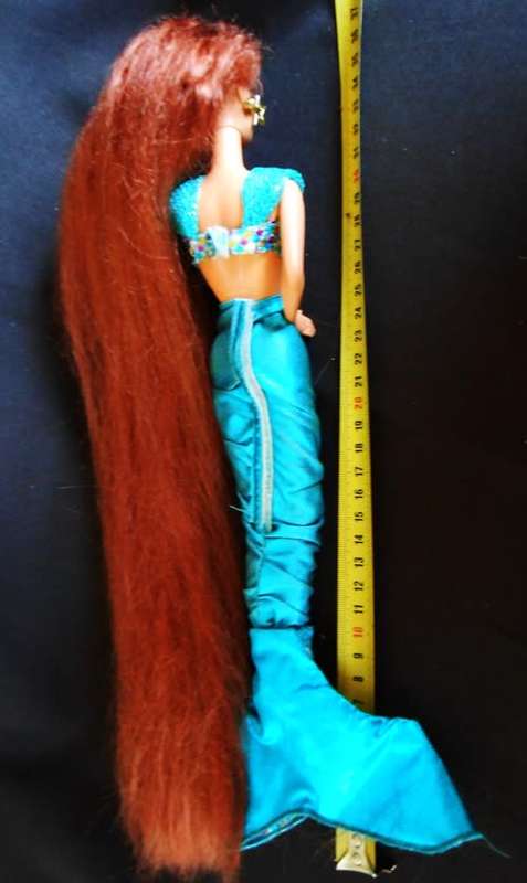 Collectable Barbie doll 1995 jewel hair mermaid Midge by mattel made in Indonesia