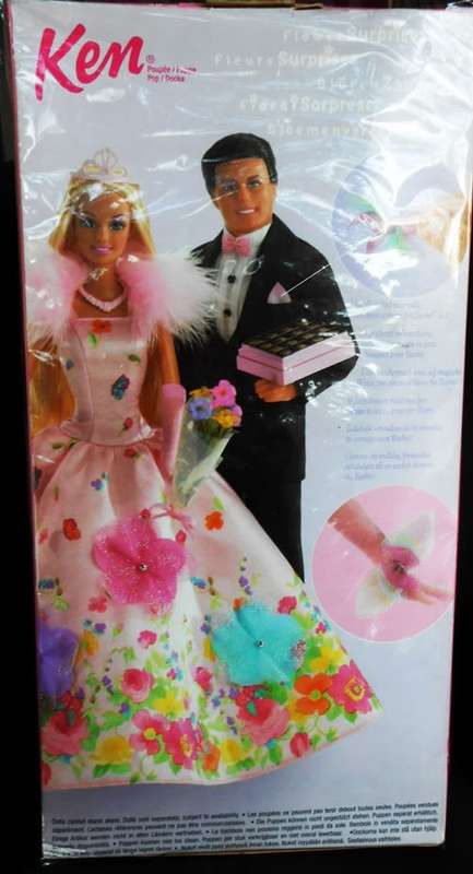 Ken Doll Flower Surprise Barbie s friend ready for valentines day N I B