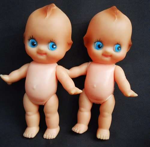Two Identical Kewpie Dolls 16 cm