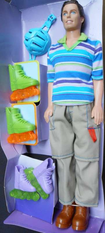 Collectable Ken doll Skate Date with rollerskates for Ken and Barbie in original box