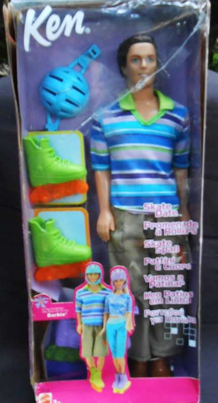 Collectable Ken doll Skate Date with rollerskates for Ken and Barbie in original box