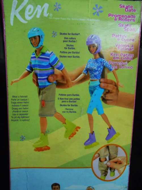 Collectable Ken doll Skate Date with rollerskates for Ken and Barbie in original box