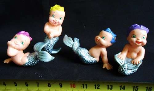 collectable magic diaper babies Merbabies  set of four