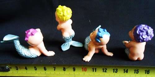 collectable magic diaper babies Merbabies  set of four