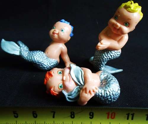 collectable magic diaper babies Merbabies  set of three babies