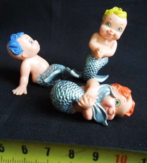 collectable magic diaper babies Merbabies  set of three babies