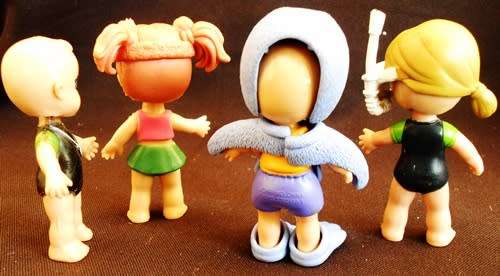 Four boneca baby alive mini figures made by chap mei-price reduced