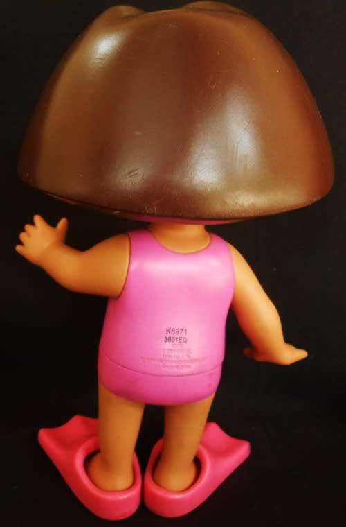Mattel Dora the Explorer Water Doll with Flippers Water Bath Pool Toy