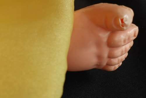 collectable vintage large hard plastic doll 60 cm