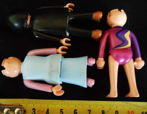 Collectable playmobil 3 figures by geobar