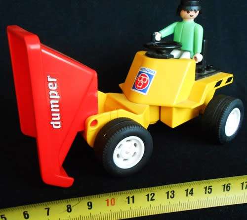 Playmobil dumpster with  driver