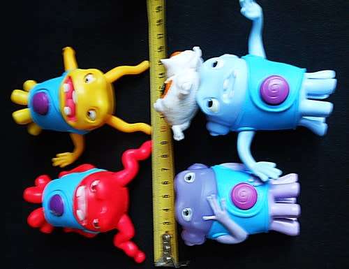 Collectable Home On The Boov  four Toy Figures  McDonalds Dreamworks