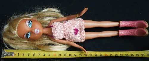 Vtg Bratz Girlz doll 2001 MGA Blonde Chloe Approx 10" tall