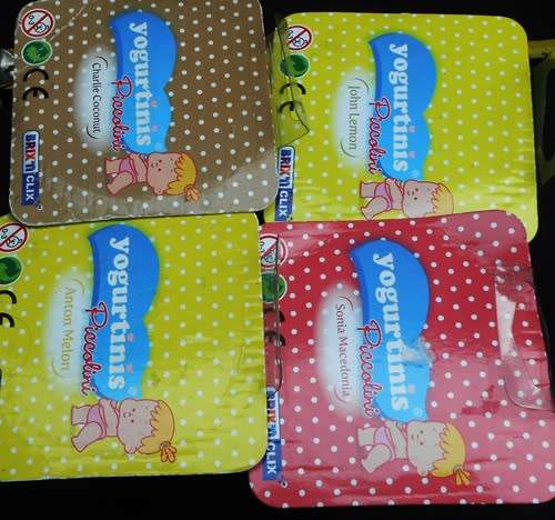 collectable Yogurtini Babies Set of four different small babies in diapers N I P set 3