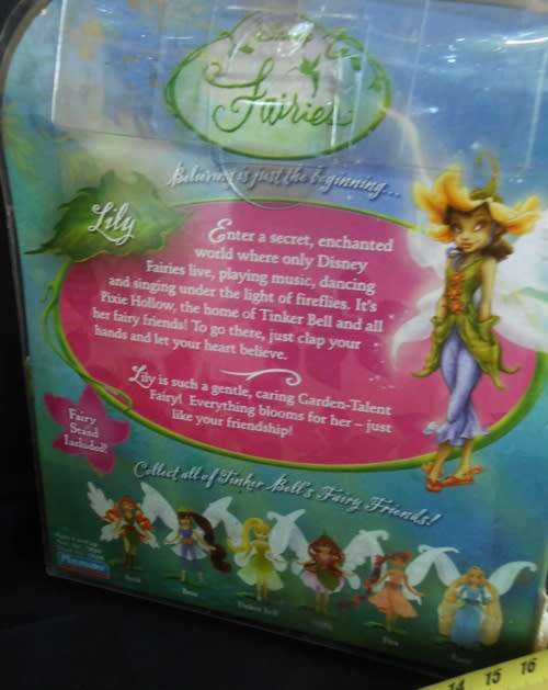 Collectable Disney Fairies LILY Garden Talent Fairy by playmates 2006 N I P