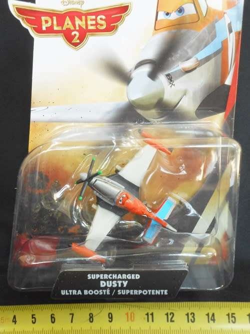 Collectable Disney Planes SUPERCHARGED DUSTY from the Disney Movie Planes 2 N I P