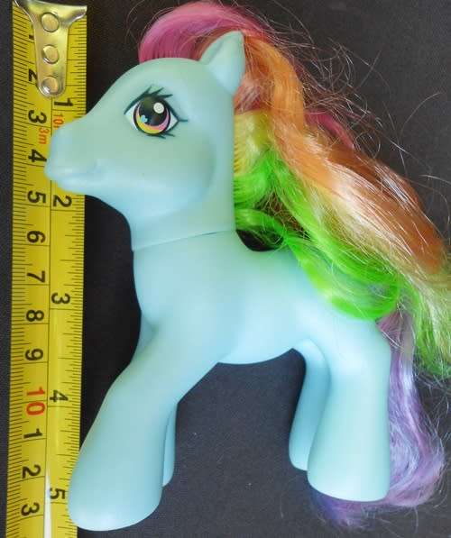2007 My Little Pony Rainbow Dash G3 MLP Hasbro Blue