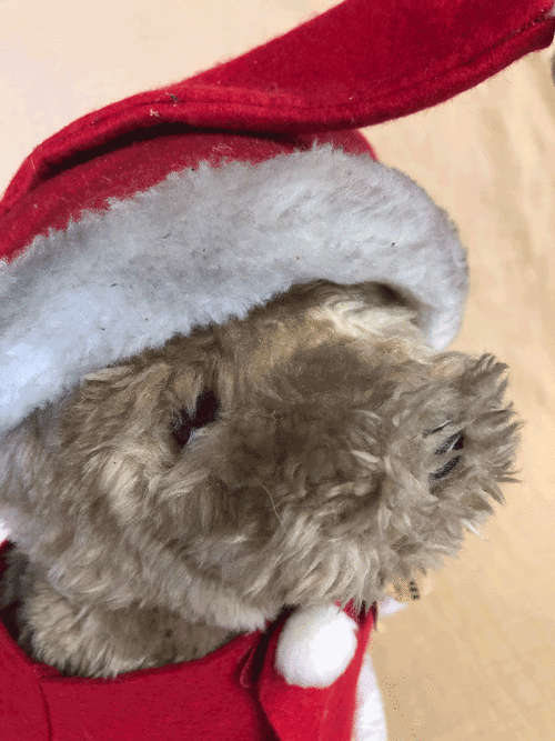 Vintage 33cm Paddington Christmas Edition Eden Toys 1981