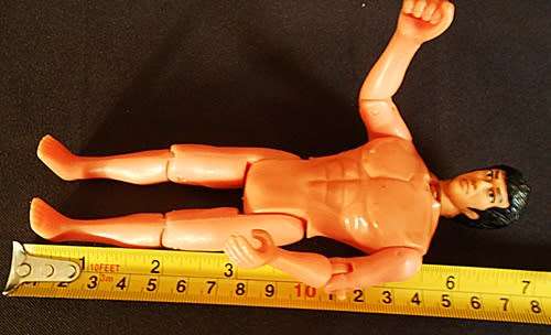 VINTAGE 80s LARGO TOYS  BRUCE LEE 6` ACTION FIGURE RARE