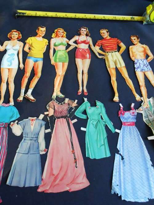 collectable paper dolls from 1940 s