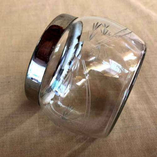 Cut Glass Sugar/Jam Bowl