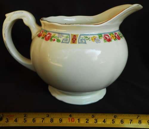 Vintage Grindley Cream Petal Milk Jug