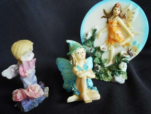Resin Ornaments of fairies