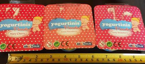 Three Collectale small Yogurtini Piccolini Dolls