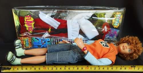 Collectible Mattel My Scene Bryant Male Doll 1999 Mattel Articulated Barbie Ken 13 Curly Hair