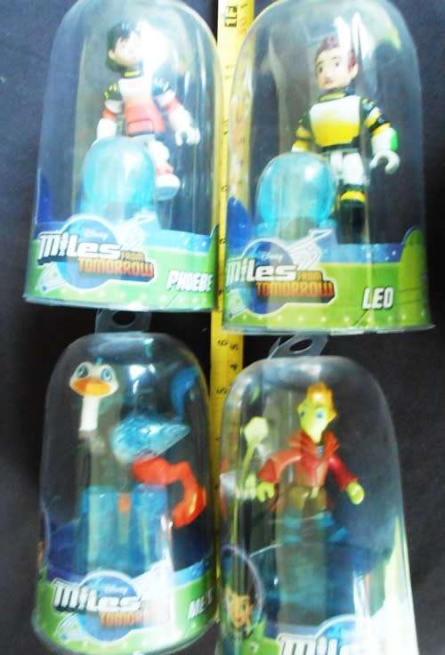 Four collectable Action Figures from Disney Miles From Tomorrow