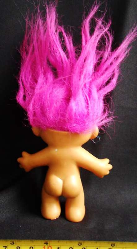 Collectable  troll doll with Pink hair