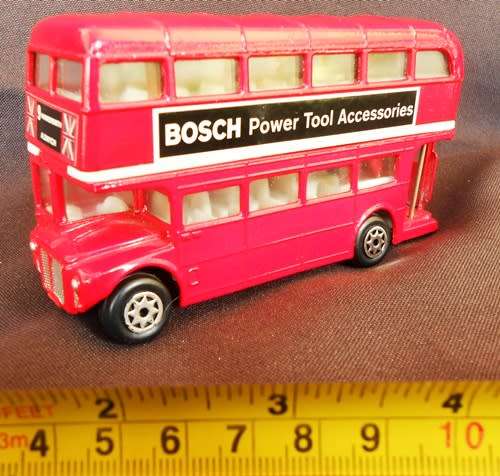 Motormax 4.5-inch London Series Routemaster Bus Die-Cast Collectors Edition promotional material fo
