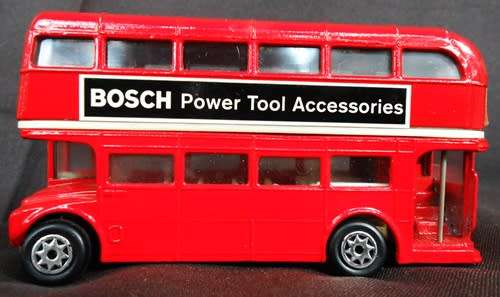Motormax 4.5-inch London Series Routemaster Bus Die-Cast Collectors Edition promotional material fo