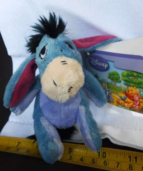 collectable Winnie the Pooh  mini plush soft toy Eeyore made for Disney by Prima toys